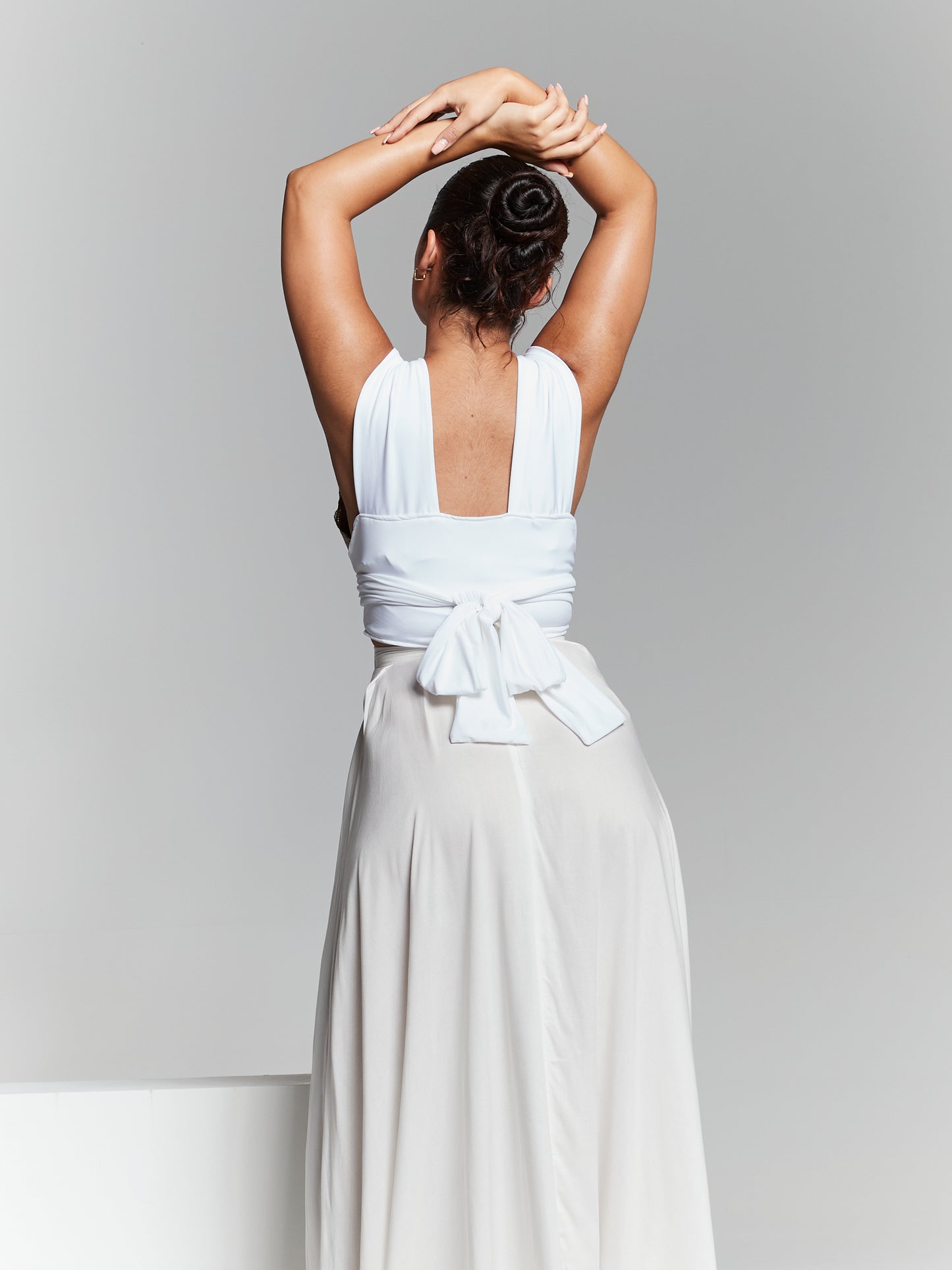 Isla Recycled Burgundy Multiway Wrap Tie Top