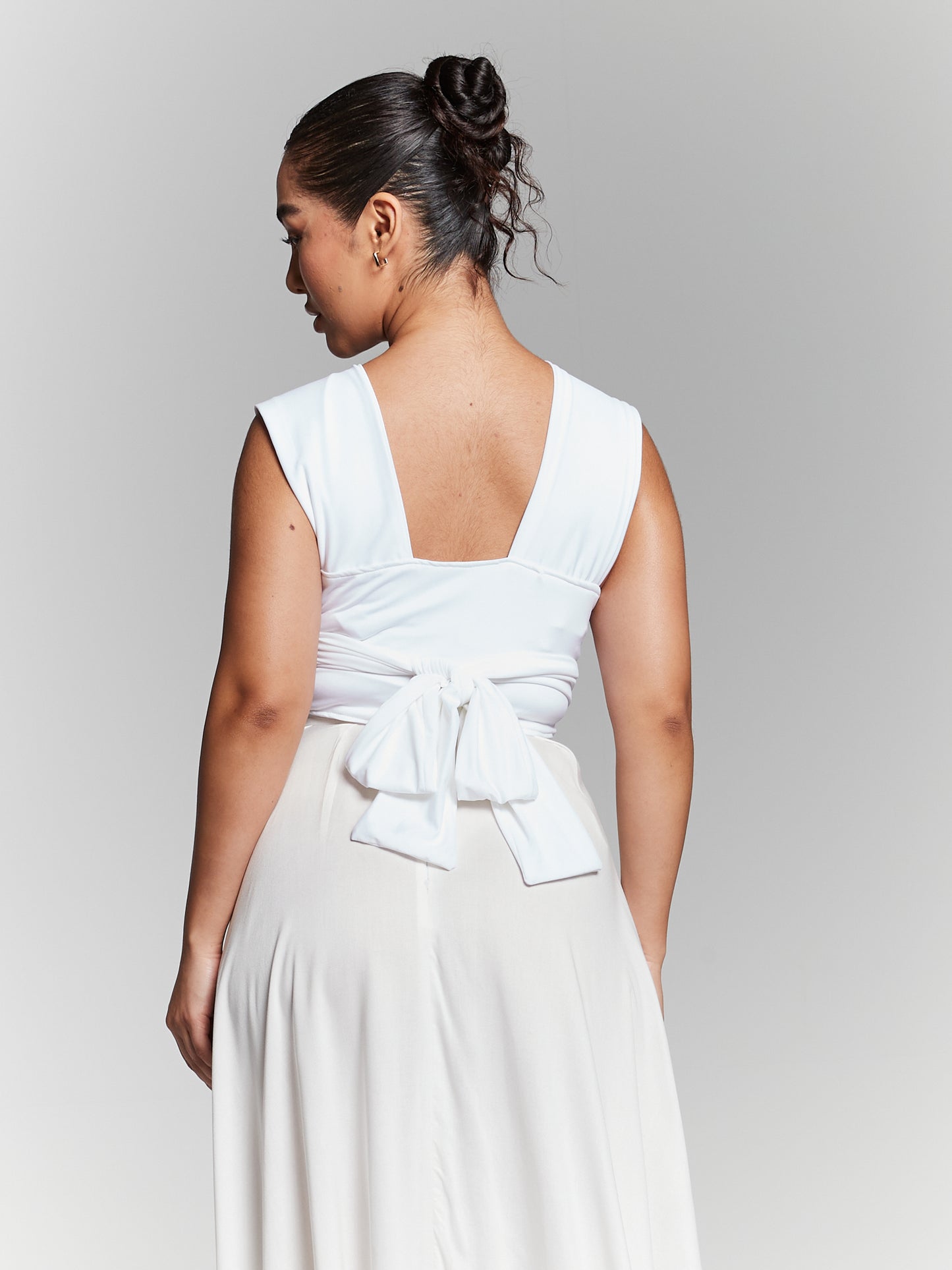 Isla Red Recycled Multiway Wrap Tie Top